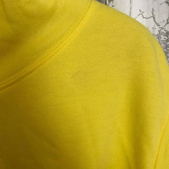 GAP yellow lightweight spell out hoodie L - Picture 7 of 8